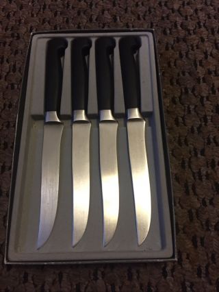 Vintage Zwilling J.  A.  Henckels Steakmesser - 4 Piece Steak Knives Set