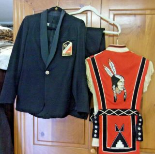 Vtg 1969 Band Uniform Fruhauf 3 Piece Jacket Pants Vest High School Band Uniform