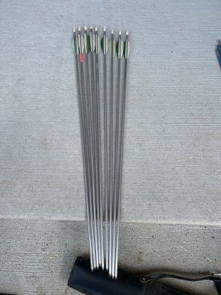 Vintage Aluminum Practice Target Arrows