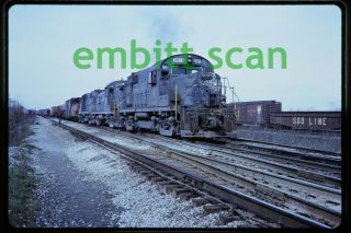 Slide N&w Norfolk & Western Alco Rs36 2872 Freight Action 1971 Erie Pa