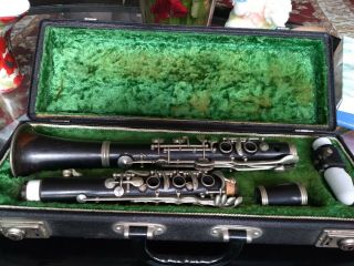 Vintage Albert System Unbranded Bb Clarinet Wood One Whole No Cracks Plays