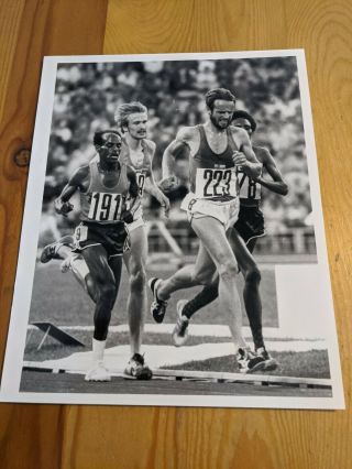 Vintage Press 1980 Olympic Games 10 " X8 " Photo Lasse Viren Shifter