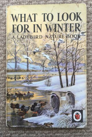 Vintage Ladybird What To Look For In Winter Nature Book Series 536 15p Net.