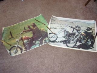 Set Of Easy Rider 1969 Vintage Motorcycle Chopper (2) Movie Posters