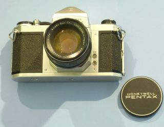 Vintage Pentax H3 35 mm SLR Film Camera with lenses,  Exp Meter,  Filters,  and Bag 2