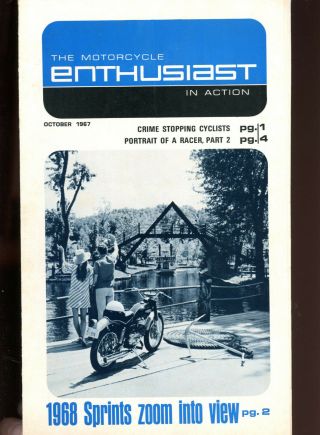 Motorcycle Enthusiast - Harley Davidson - Dec.  1967 - Oct.  1967 - - - - -