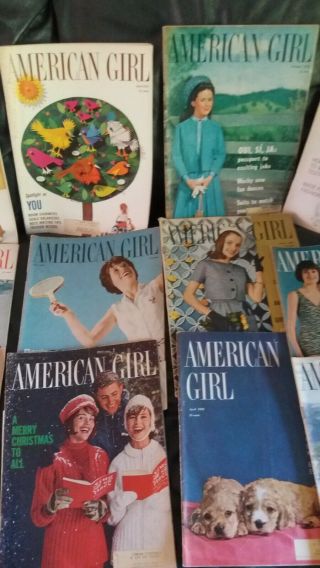 Vintage American Girl Magazines 1962 & 1963 - 19 Copies,  Tv Radio Mirror May 1965