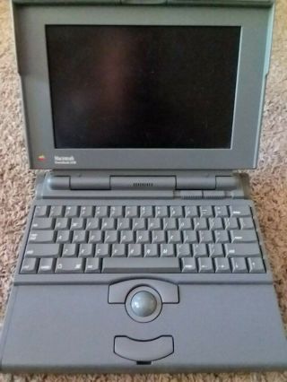 Partially Macintosh Powerbook 145b M5409 Vintage Laptop No Power Cord