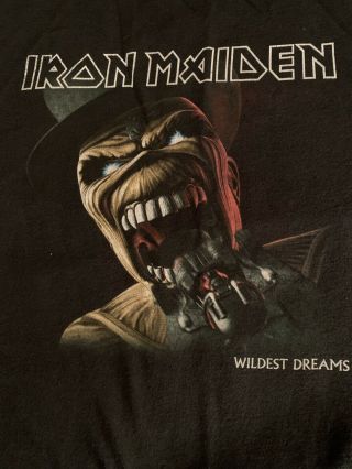 Iron Maiden Vintage Dance Of Death Tour Shirt Size Large