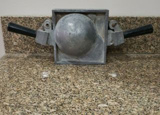 Vintage C.  Palmer Mtg.  Downrigger 8 Lb Aluminum Weight Cannonball W/ Fin Mold