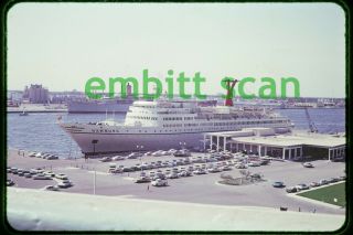 Slide,  German Atlantic Line Cruise Ship Ss Hamburg,  1970