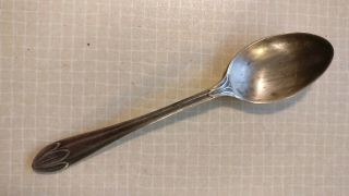 Antique/vintage Solid Silver Teaspoon - 14 Grams - Thomas Bradbury & Sons 1912