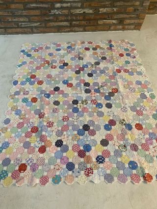 Vintage Hexagon Quilt