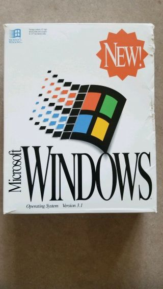 Vintage Microsoft Windows 3.  1 Software 3.  5 Disc & All Manuals 6 Floppy