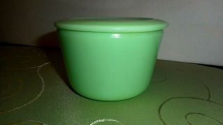 Mckee Vintage Jadeite Lidded Bowl
