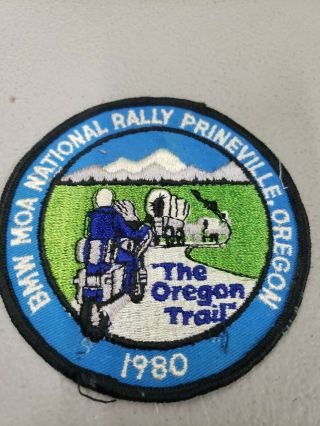 Bmw Moa National Rally Patch Prineville,  Or 1980