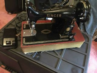 Singer Sewing Machine Vintage 99k Antique