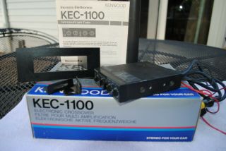 Vintage Kenwood Kec - 1100 Car Stereo Electronic Crossover