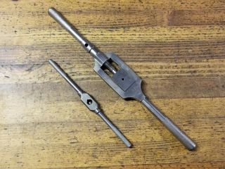 Vintage Tools Adjustable Tap Wrenches Metal Threading Machinist Tools Taps ☆usa