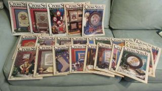 23 Cross Stitch And Country Crafts Vintage Magazines March/apr 