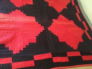 VTG 1942 Signed Handmade Pleated Heavy Quilt 82.  5” long X 66” Wide 3