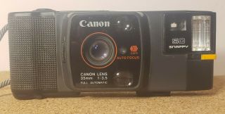 Canon Snappy 50 Vintage 35mm Point And Shoot Film Camera
