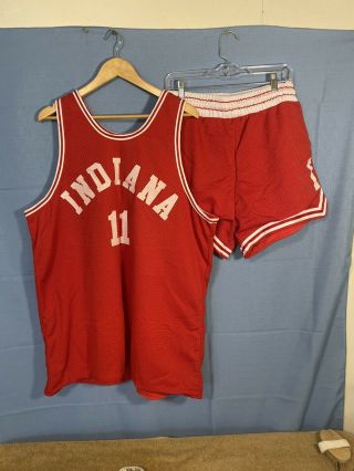 Vintage Indiana Basketball Jersey And Shorts 11 Isaiah Thomas Size Xxl