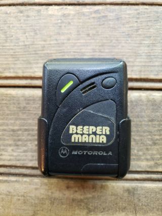 Vintage Motorola Mania Costume Prop Pager Beeper & Clip,  Not Parts