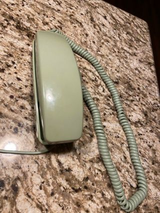 Vintage Gte Automatic Electric Green Avocado Rotary Dial Wall Desk Telephone