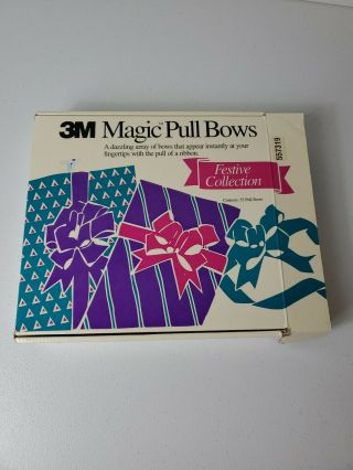 3m Magic Pull Bows - Open Box Contains 23 Bows Vintage 1995 Crafting