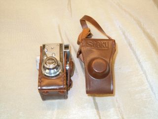 VINTAGE Steky Model III 16mm Miniature Camera w/ Leather Case 3