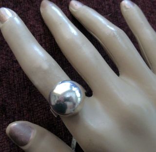 Vintage Mexico Sterling Ring By A.  Tobias - Size 7 1/2