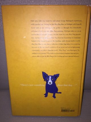 George Rodrigue Louisiana Blue Dog Man Vintage 1999 Art Book 2