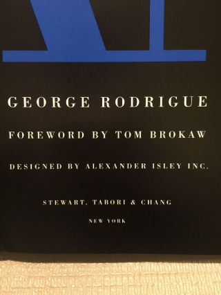 George Rodrigue Louisiana Blue Dog Man Vintage 1999 Art Book 3