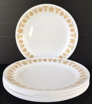 Vintage Corelle Butterfly Gold Dinner Plates 10 1/4 
