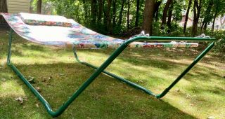 Vintage Algoma Hammock with steel pole stand Twin Cities pickup 3