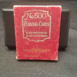 Vintage - No 500 Playing Cards For 6 Handed Games - Wow