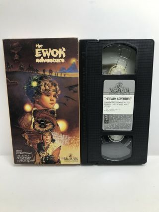 The Ewok Adventure (lucasfilm Star Wars) Vintage 1990 Vhs Tape Star Wars Mgm