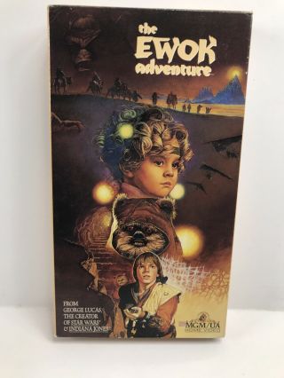 The Ewok Adventure (Lucasfilm Star Wars) Vintage 1990 VHS Tape Star Wars MGM 2