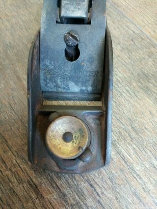 Vintage Winchester Low Angle Block Wood Plane No.  3085 All Metal 3