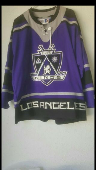 Los Angeles La Kings Vintage Ccm Jersey - Size Adult Xl Mens Shirt