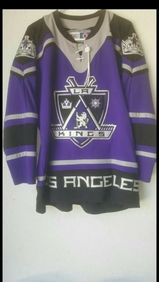 Los Angeles LA Kings Vintage CCM Jersey - Size Adult XL mens shirt 2