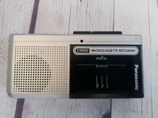 Vintage Panasonic Micro Cassette Recorder Rn - 107a Great