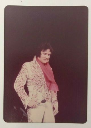 Elvis Presley Rare Vintage Photo On Stage Great Photo