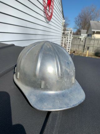 Vintage Apex Safety Products Aluminum Hard Hat Safety Helmet No Dents