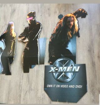 Vintage Wolverine Cardboard Stand Up X - Men Movie Marvel Comics Standee Cut Out 2