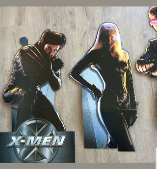 Vintage Wolverine Cardboard Stand Up X - Men Movie Marvel Comics Standee Cut Out 3