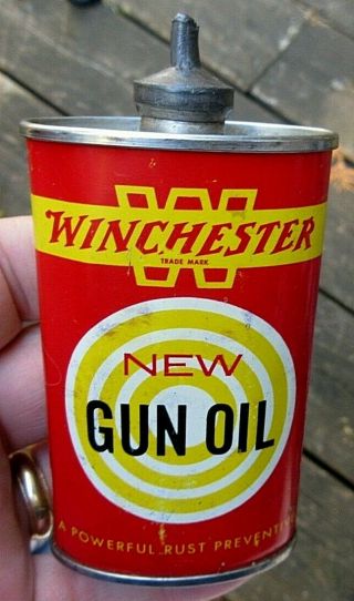 Vintage Winchester Lead Spout 3 Ounce Gun Oil Can