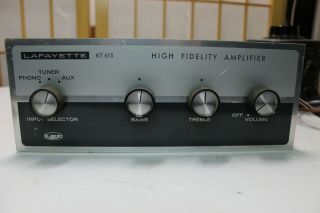 Vintage Lafayette Kt 615 Mono High Fidelity Tube Amplifier (parts)