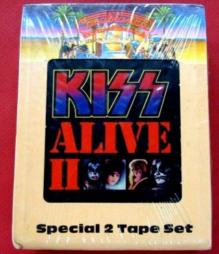 Kiss " Kiss Alive Ii " 1977,  Casablanca Nbl - 87076 Vintage 8 - Track Tape.  Nm